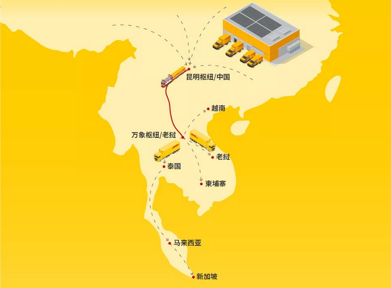 DHL中國(guó)昆明至老撾萬(wàn)象雙向鐵路貨運(yùn).jpg